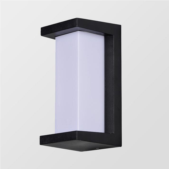 Moderne Buitenwandlamp Zwart-Wit - Tuinverlichting