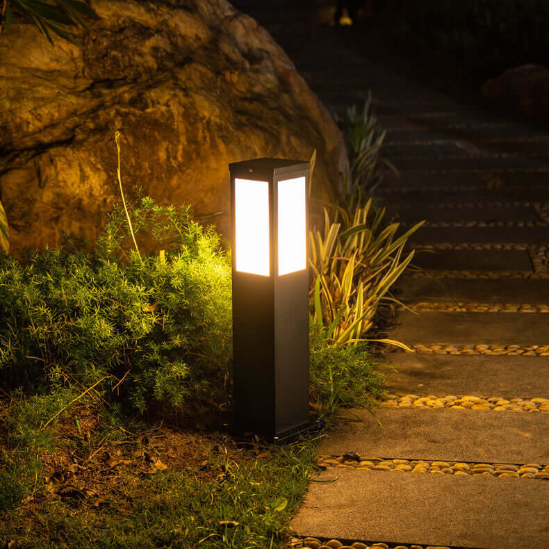 Moderne Buitenlantaarn - Vierkante LED Tuinlamp