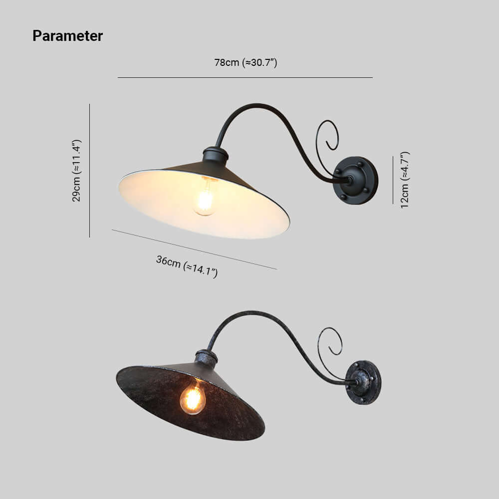 Vintage Buitenwandlamp - IP65 Waterdicht