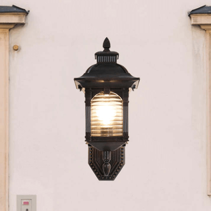 Wandlamp Buiten - Antiek Glas Design