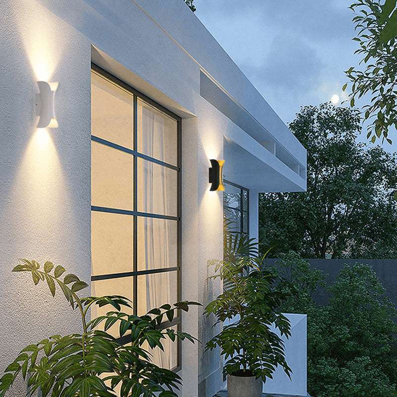 Buiten LED Aluminium Wandlamp - Waterdicht