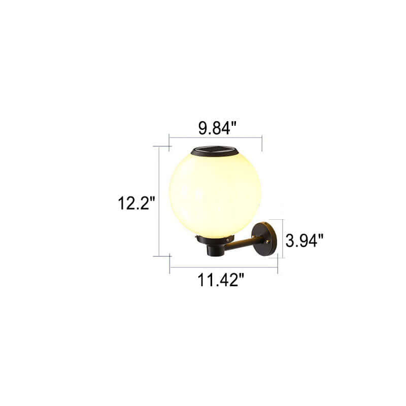 Waterdichte Buitenwandlamp op Zonne-energie