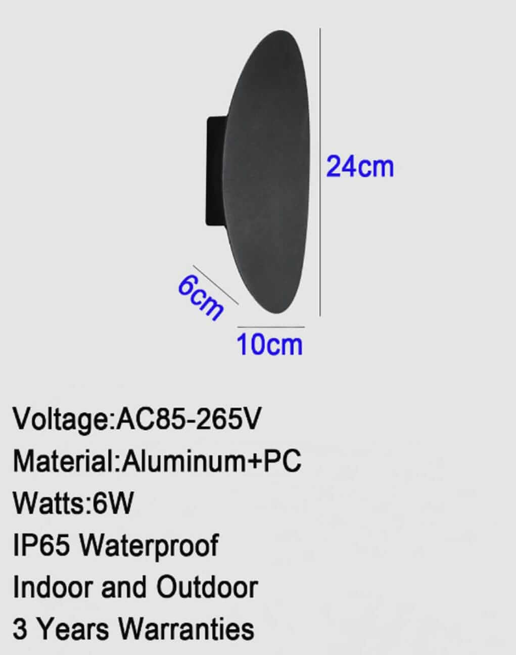 Moderne Buitenwandlamp - Ovaal & Rechthoekig Design