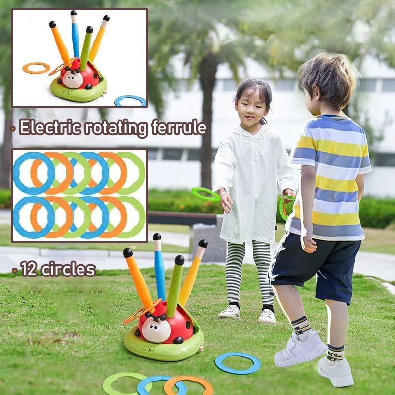 "3-in-1 sport speelgoed touwspring machine, trainingsspeelgoed, kleurrijk ontwerp, automatisering, geschikt voor kinderen"