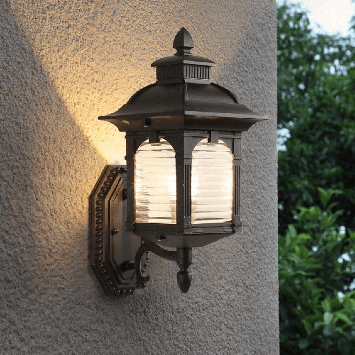 Wandlamp Buiten - Antiek Glas Design