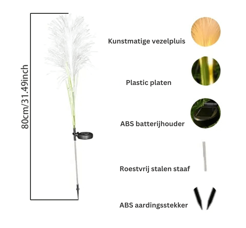 Moderne Buitenlamp op Solar Energie