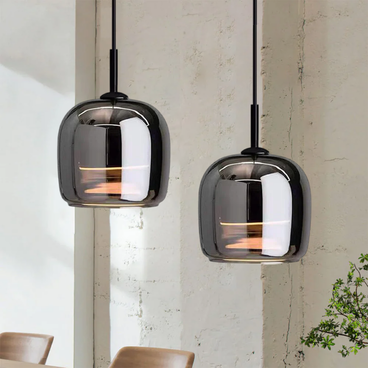 Moderne Glazen Hanglamp - Scandinavisch Design