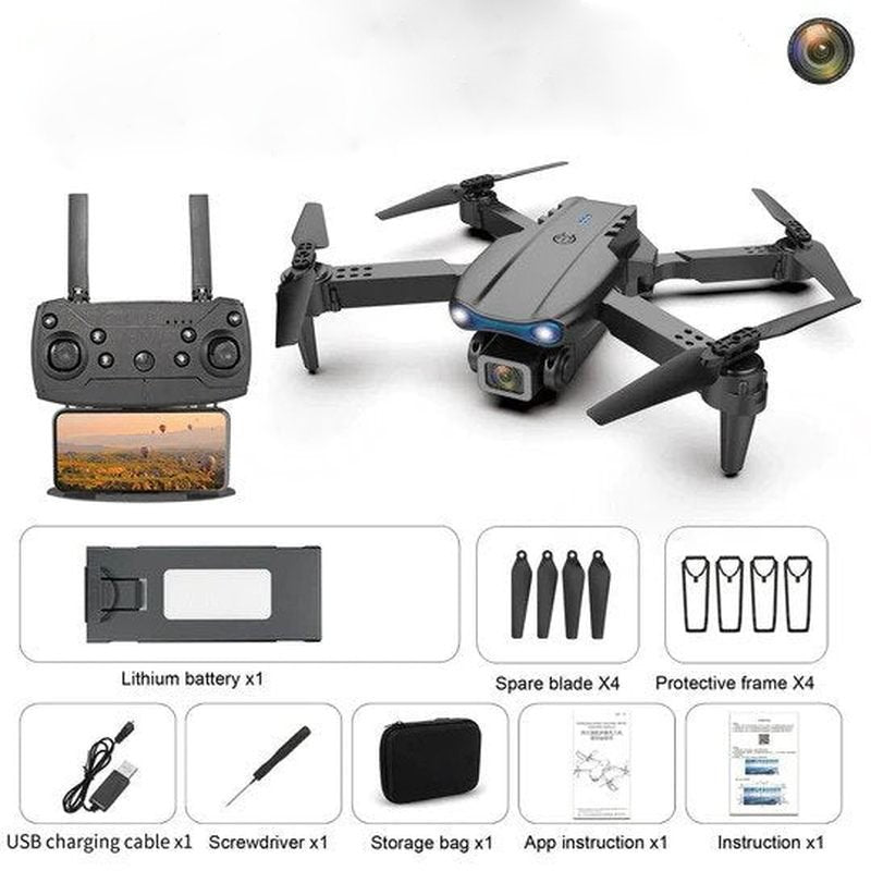 "4K UHD drone met lange batterijduur, hoge resolutie camera, geavanceerde technologie, automatische functies, obstakeldetecti