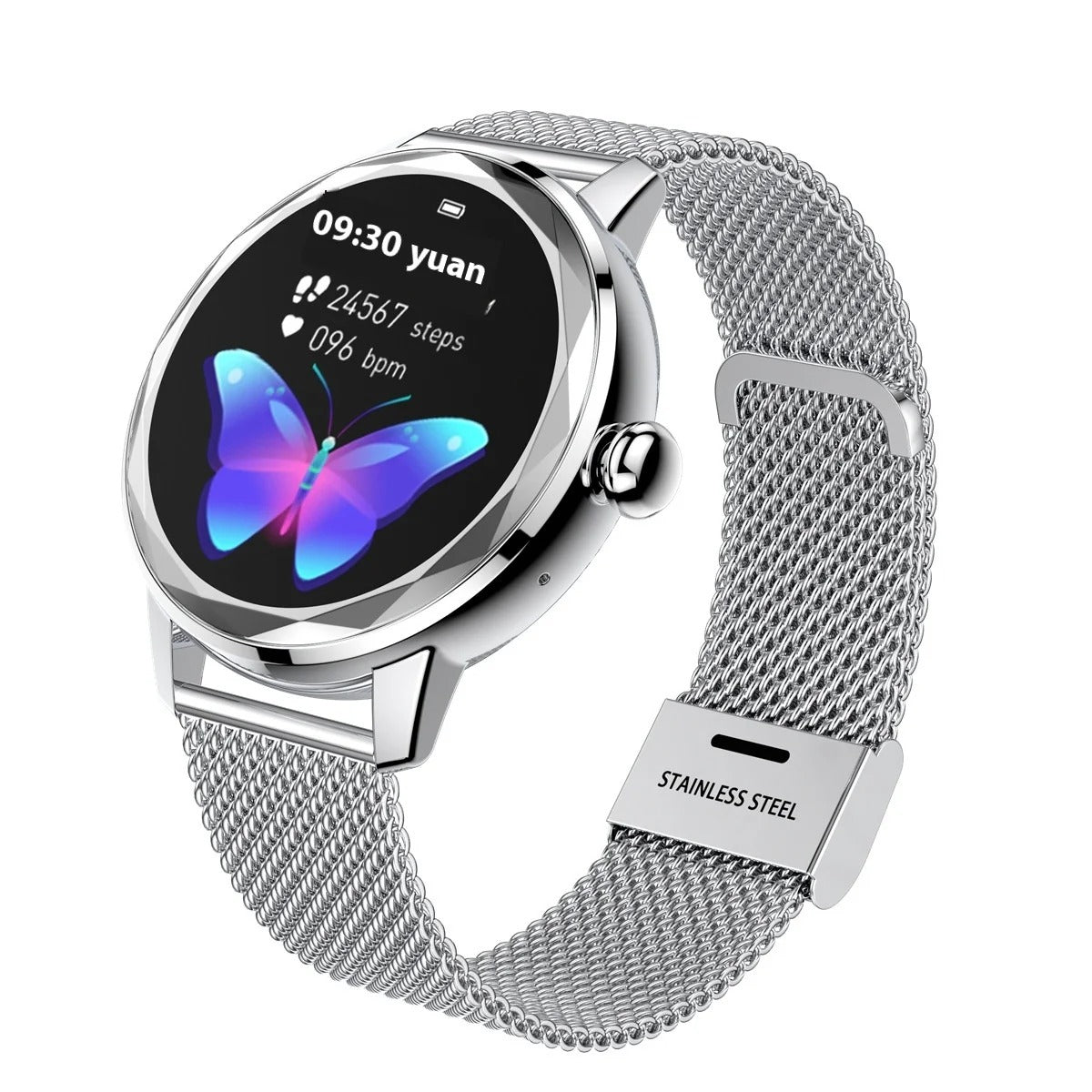 Dames Smartwatch Smart Gold – Luxe Sporthorloge Roestvrij Staal