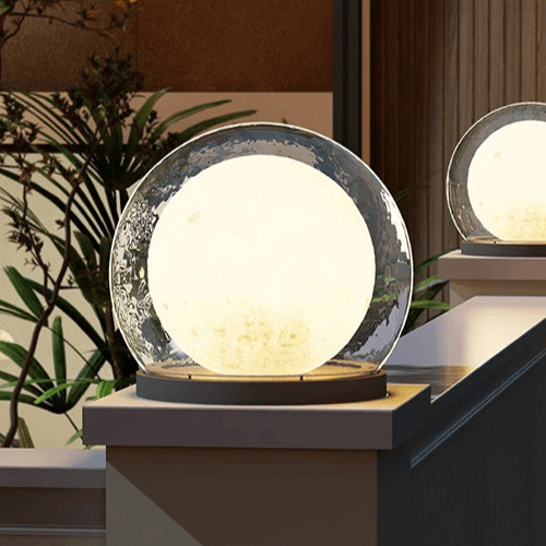 Moderne Buitenlamp - Maanvormig Design