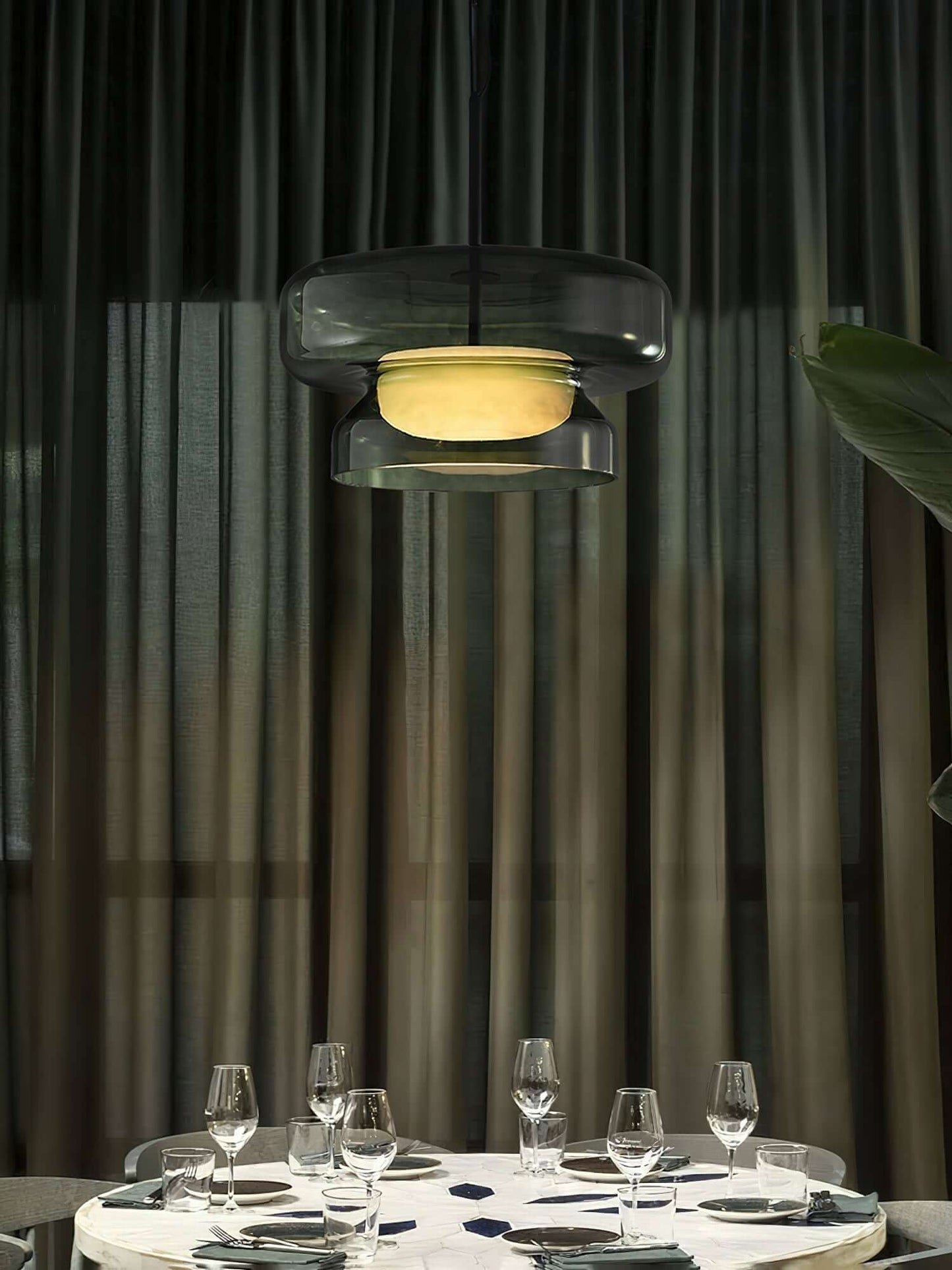 Bohemien Stijl Hanglamp - Glas & Metaal LED