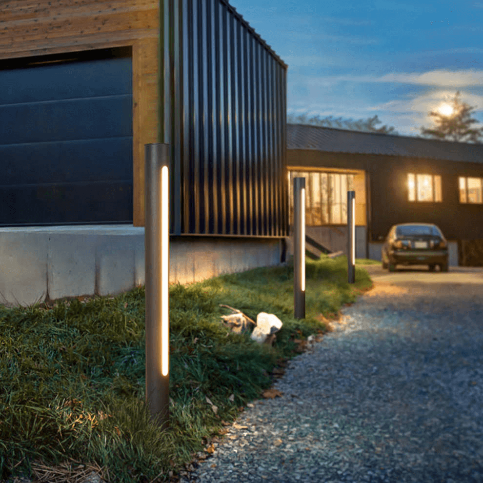 Moderne LED Buitenwandlamp - Metaal & Acryl