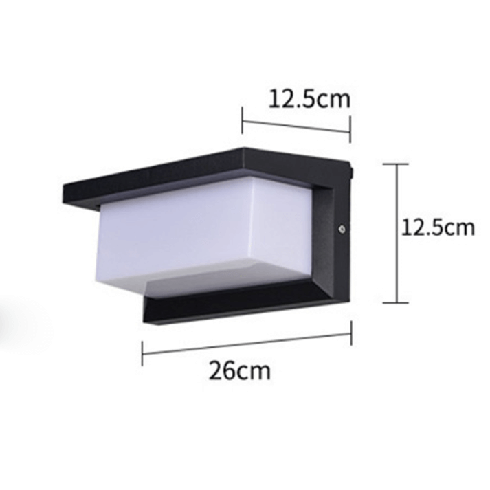 Moderne Buitenwandlamp Zwart-Wit - Tuinverlichting