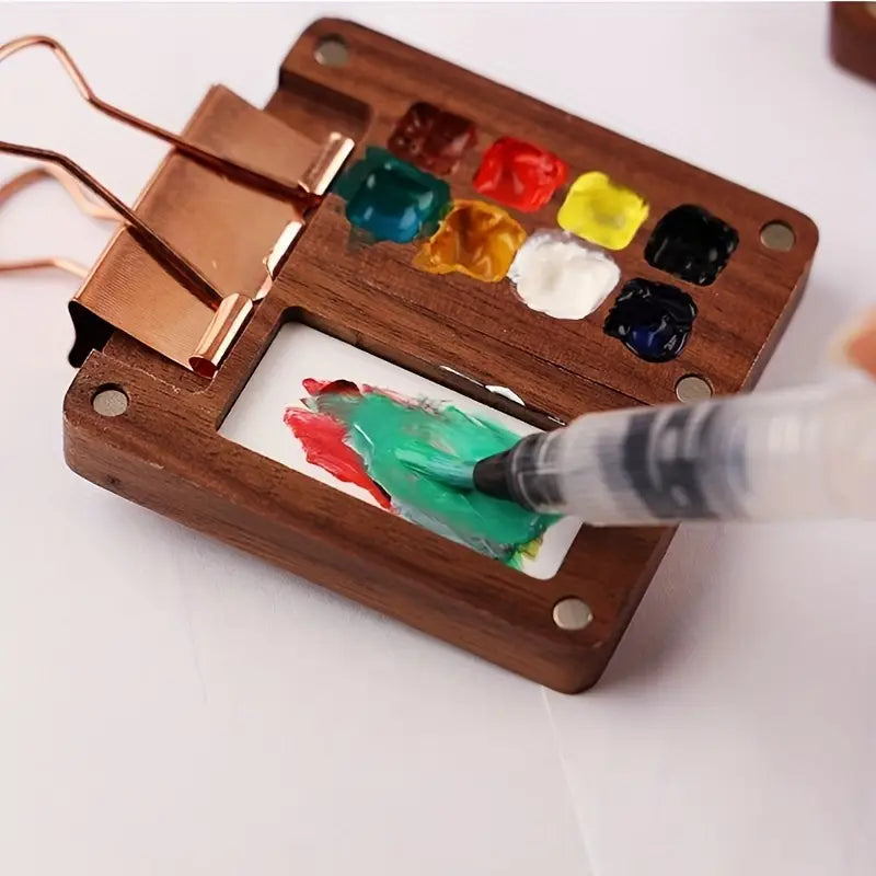 Compacte ArtPod Aquarelset voor Creativiteit Onderweg