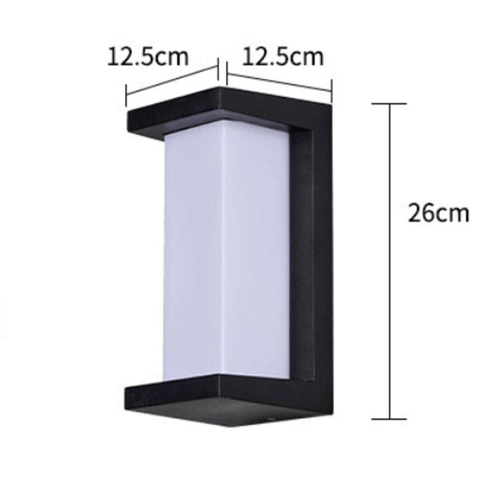 Moderne Buitenwandlamp Zwart-Wit - Tuinverlichting