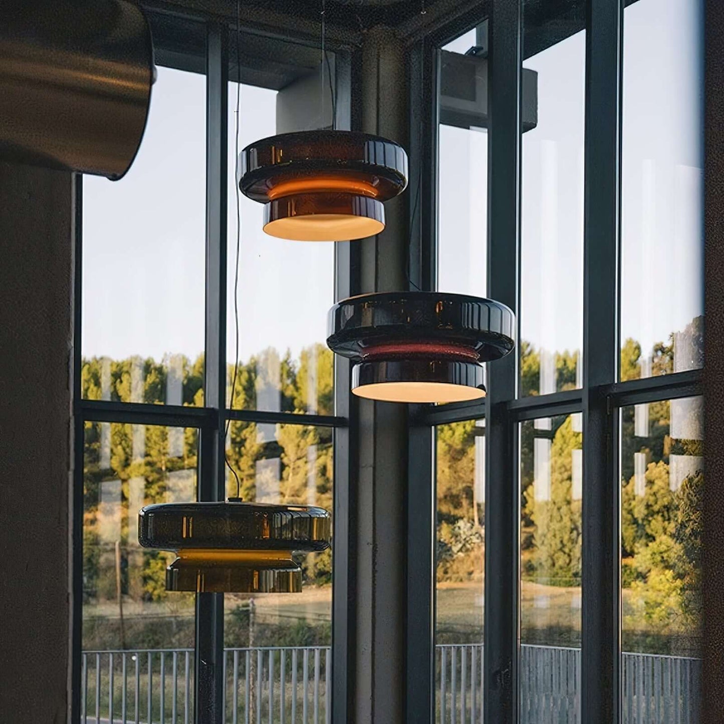 Bohemien Stijl Hanglamp - Glas & Metaal LED