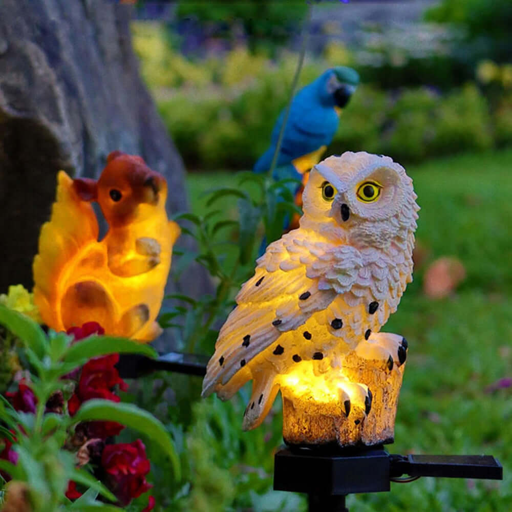 2x Solar Tuinlampen - Egel Design