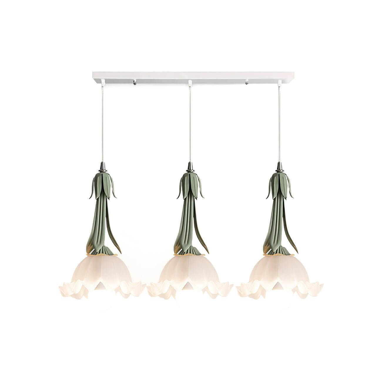 Elegante Hanglamp met Bloemendesign