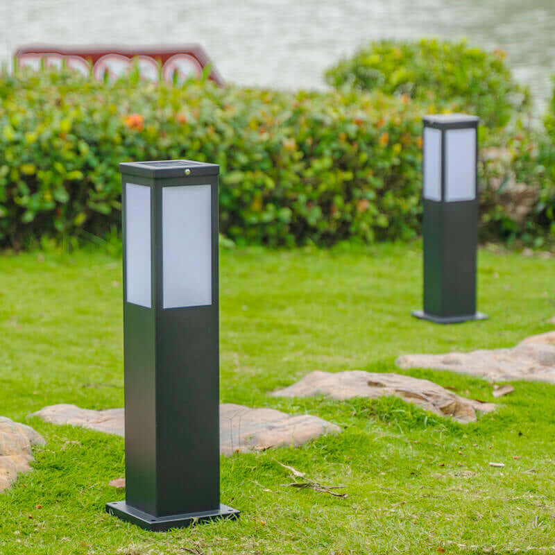Moderne Buitenlantaarn - Vierkante LED Tuinlamp