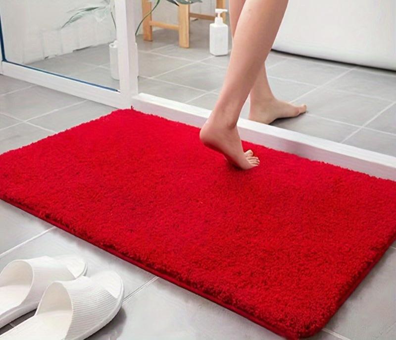 "Absorberende antislip badmat met geometrisch patroon, zacht gevoerd, ideaal voor moderne badkamer."