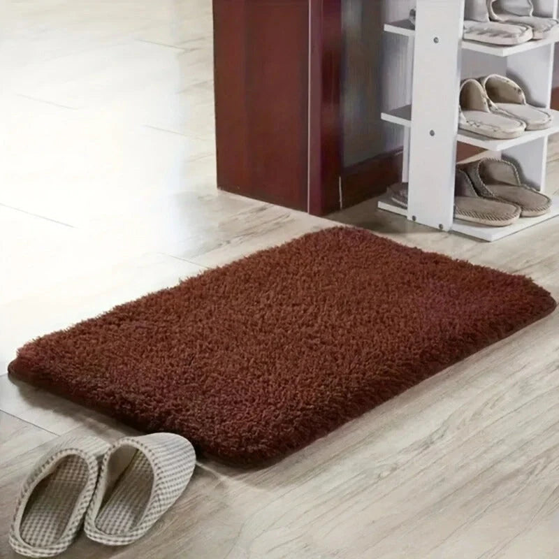 "Absorberende antislip badmat met geometrisch patroon, zacht gevoerd, ideaal voor moderne badkamer."