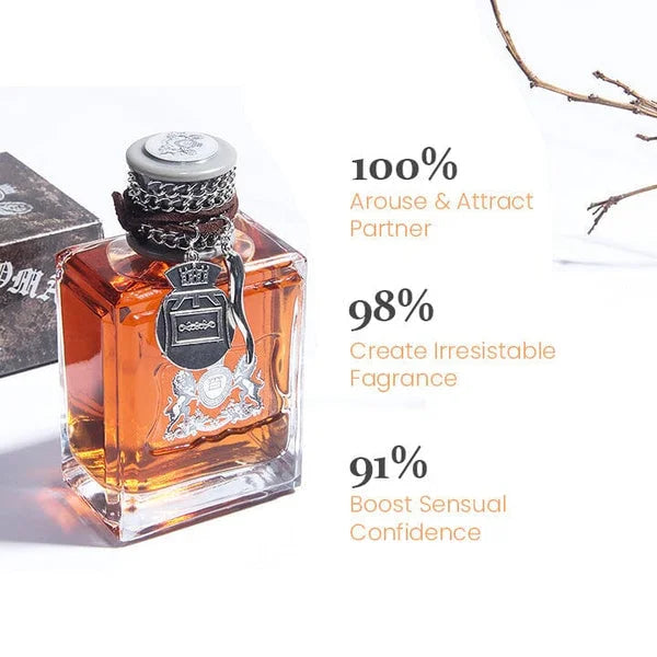 "Attractura Pheromone Parfum voor Mannen - elegant glazen flesje met zwarte dop, verhoogt aantrekkingskracht en zelfvertrouwe