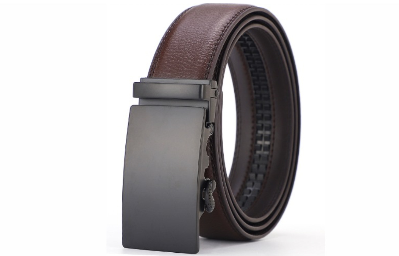 "Automatische riem van PU leer met verstelbare metalen gesp, elegant en stijlvol voor business en casual outfits."