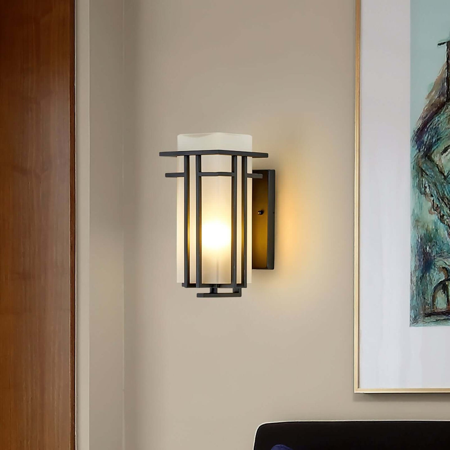 Buiten Wandlamp - IJzer & Glas