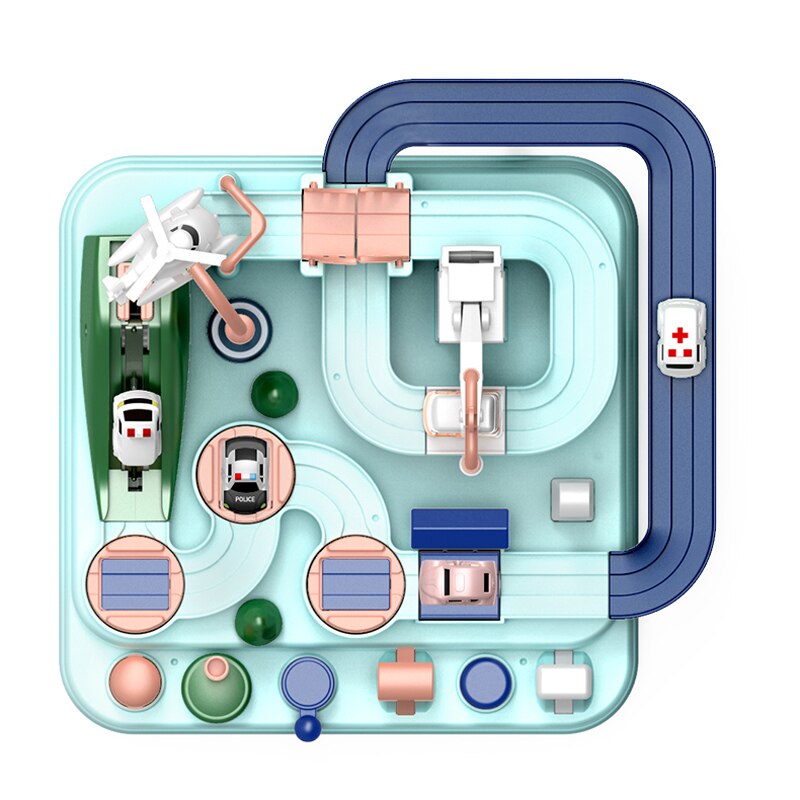 "Car Adventure™ speelgoed, kleurrijke auto’s, breintrainend spel, stimuleert kinderen, ontwikkeld voor zintuigen en intellige