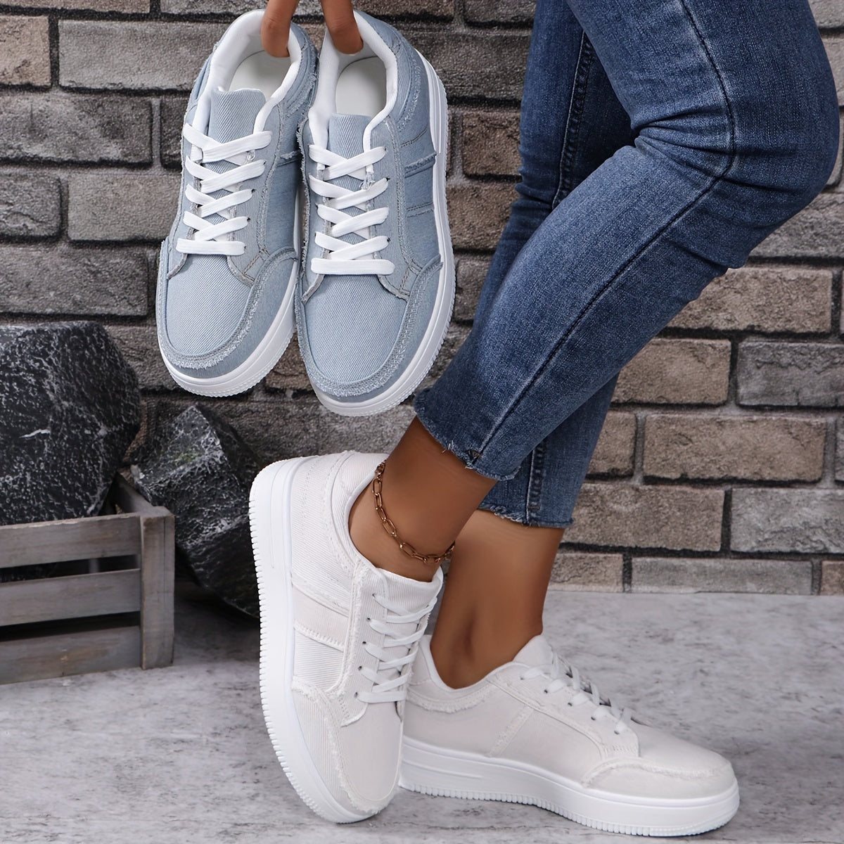 "Casual dames sneakers in diverse kleuren, comfortabel, ademend design ideaal voor dagelijks gebruik."
