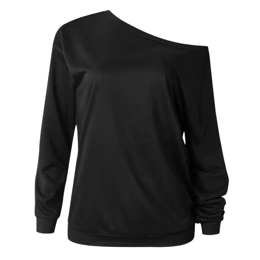 "Chique off-shoulder damestrui, één blote schouder, elegant en vrouwelijk design, ideaal voor elke gelegenheid."