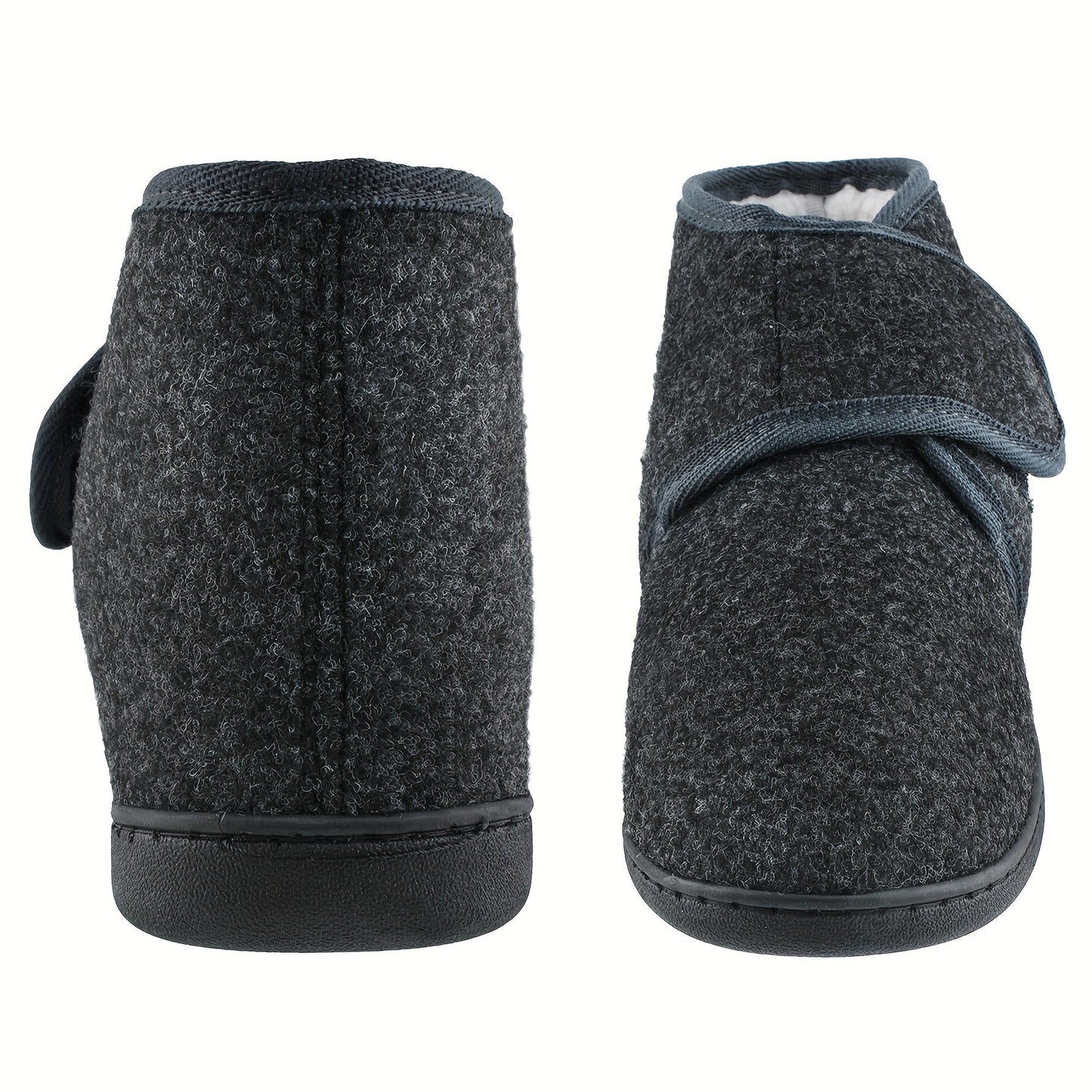 Comfortabele herenpantoffels in vintage stijl met stevige enkelband, stoffen binnenkant en TRP-zool voor grip en duurzaamheid