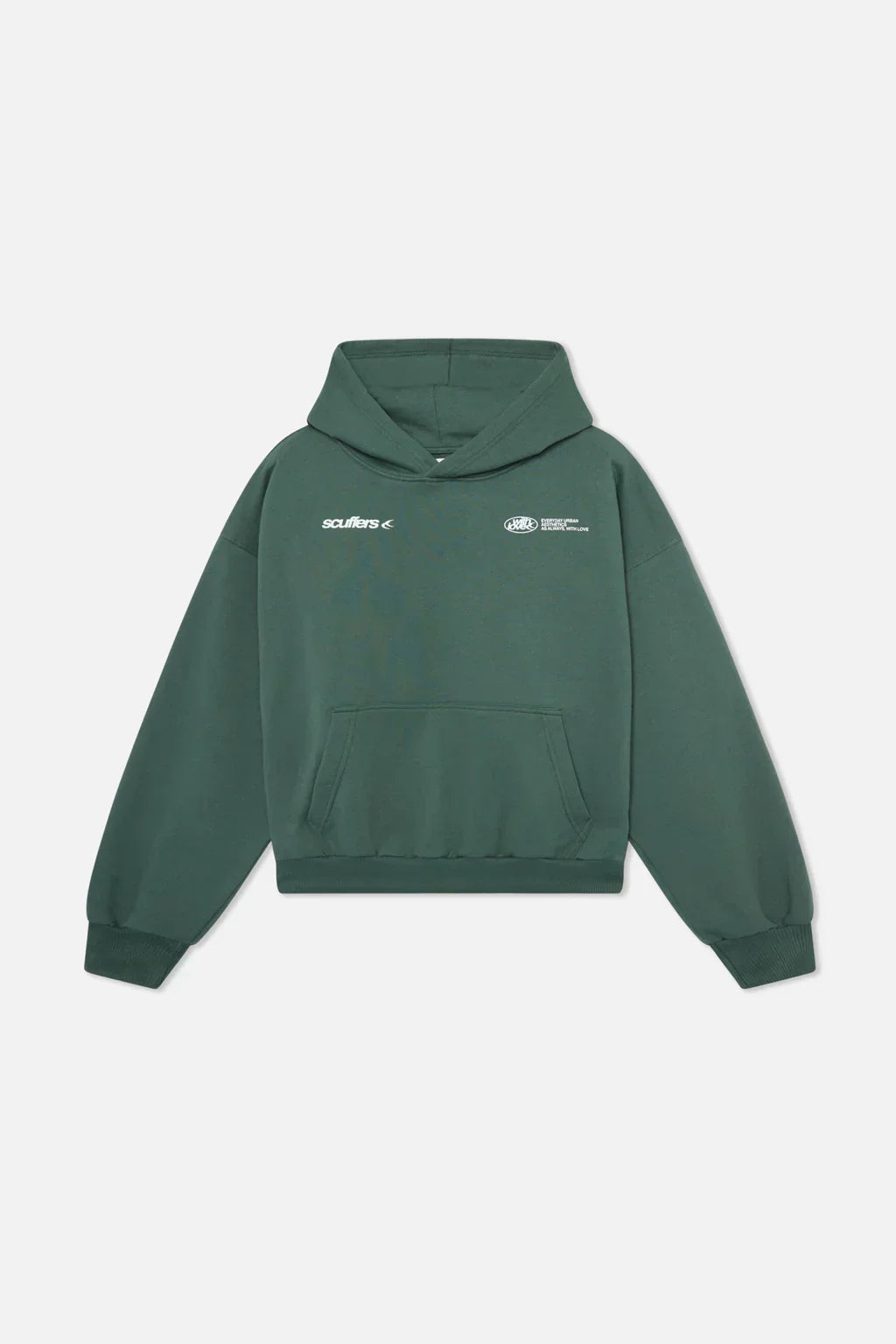 "Comfortabele, stijlvolle vrouwenhoodie in blauw, bordeauxroze; symbool van zelfliefde, ontspannen pasvorm, minimalistisch de