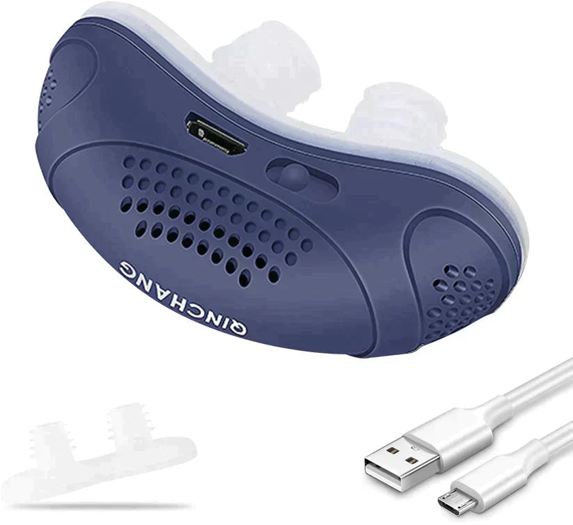 Compact SleepAir Micro CPAP apparaat, draagbaar voor reizen, anti-snurken, ergonomisch ontwerp, ideaal voor slaapapneu.