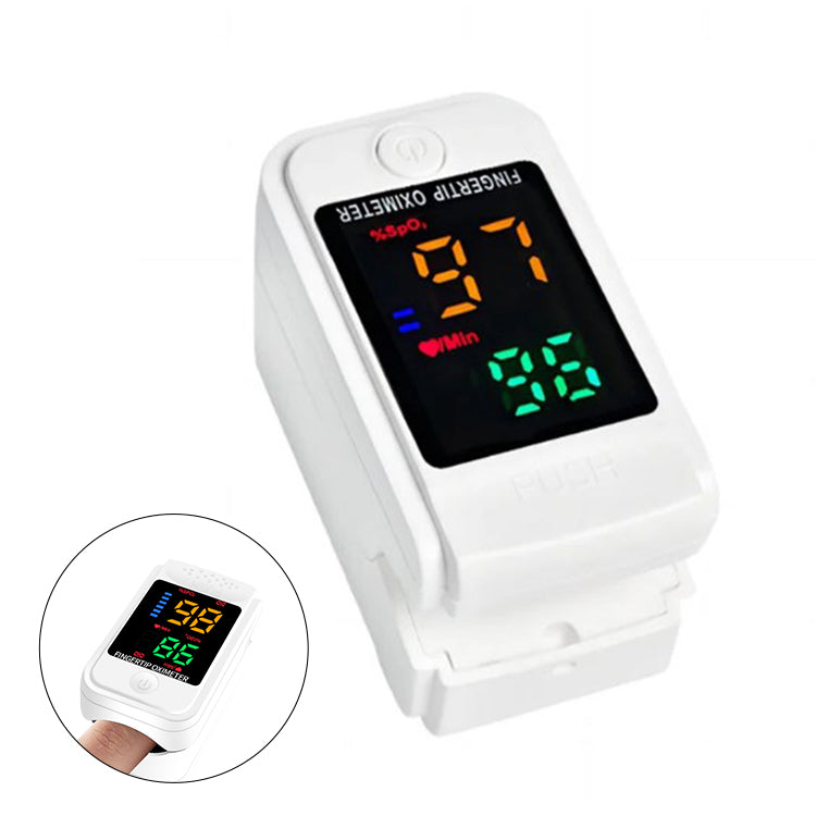 "Compacte niet-invasieve glucosemeter met groot LED-scherm voor pijnloze bloedsuikermeting, personal care product."