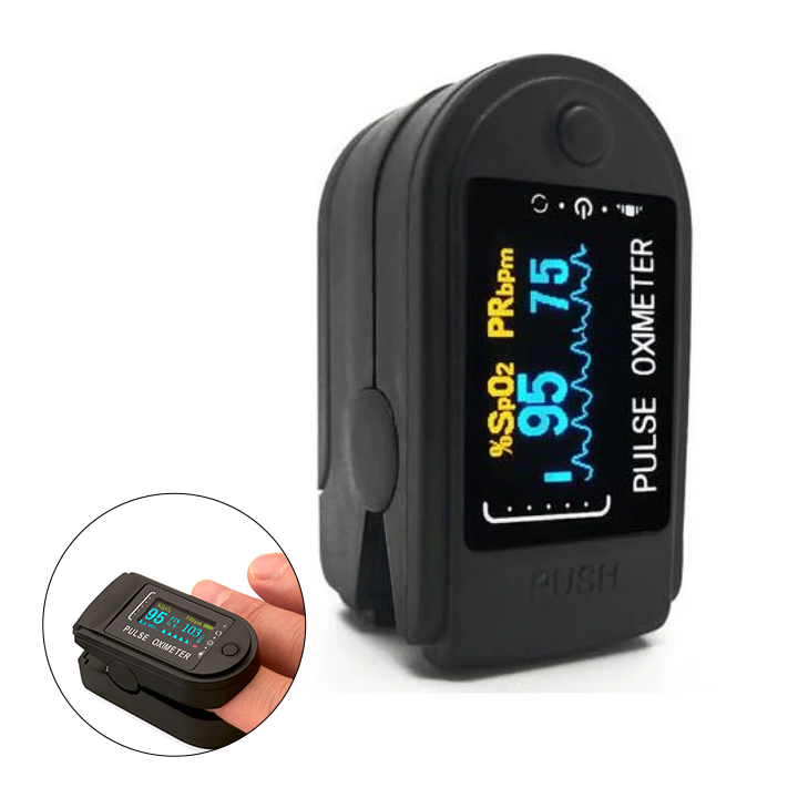"Compacte niet-invasieve glucosemeter met groot LED-scherm voor pijnloze bloedsuikermeting, personal care product."