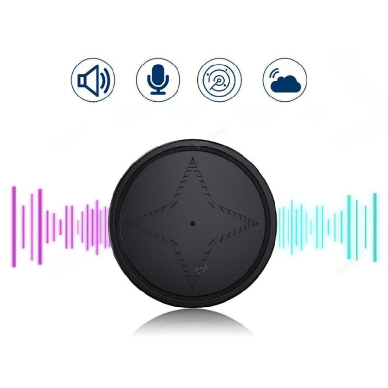 "Compacte, sterke magnetische GPS-tracker met ultradunne behuizing, ideaal voor discreet gebruik op metalen oppervlakken."