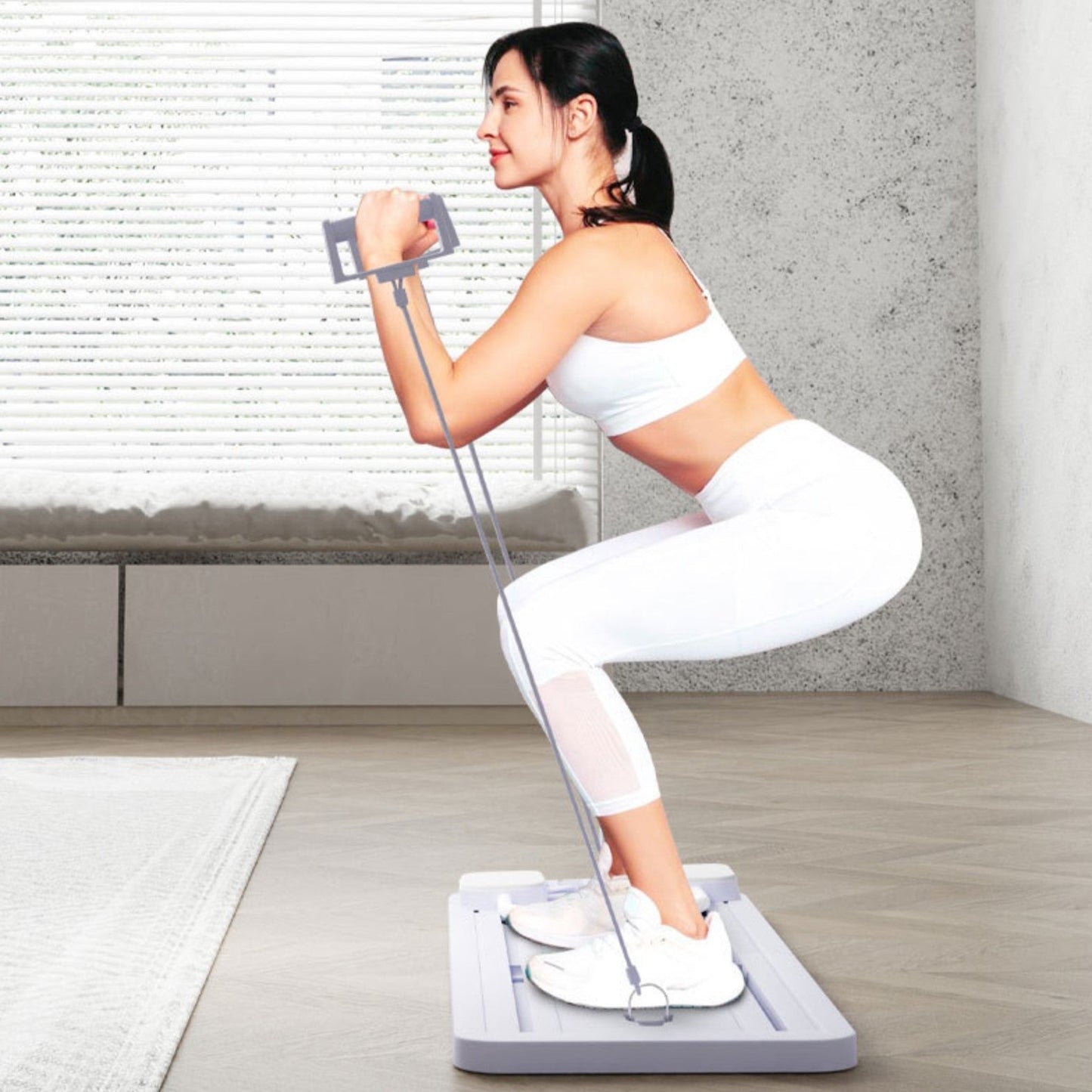 "Complete Pilates Reformer set voor fitness; geavanceerd ontwerp voor core-versterking en flexibiliteit thuis"