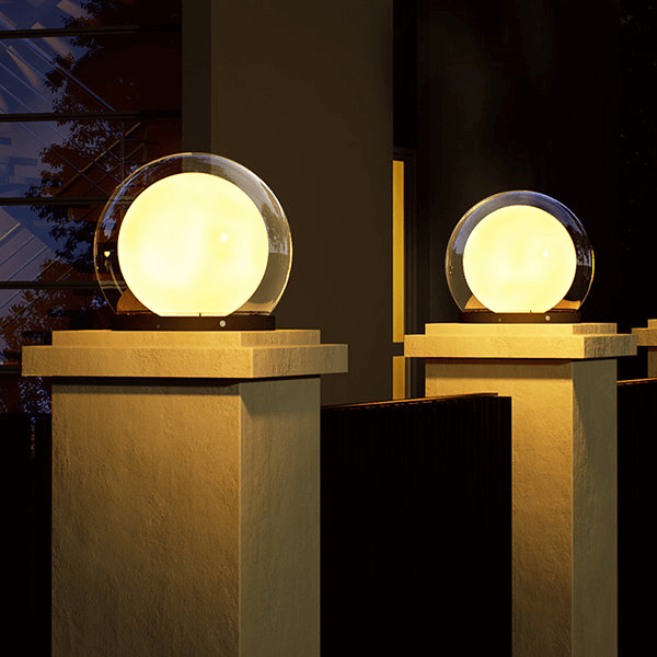 Moderne Buitenlamp - Maanvormig Design