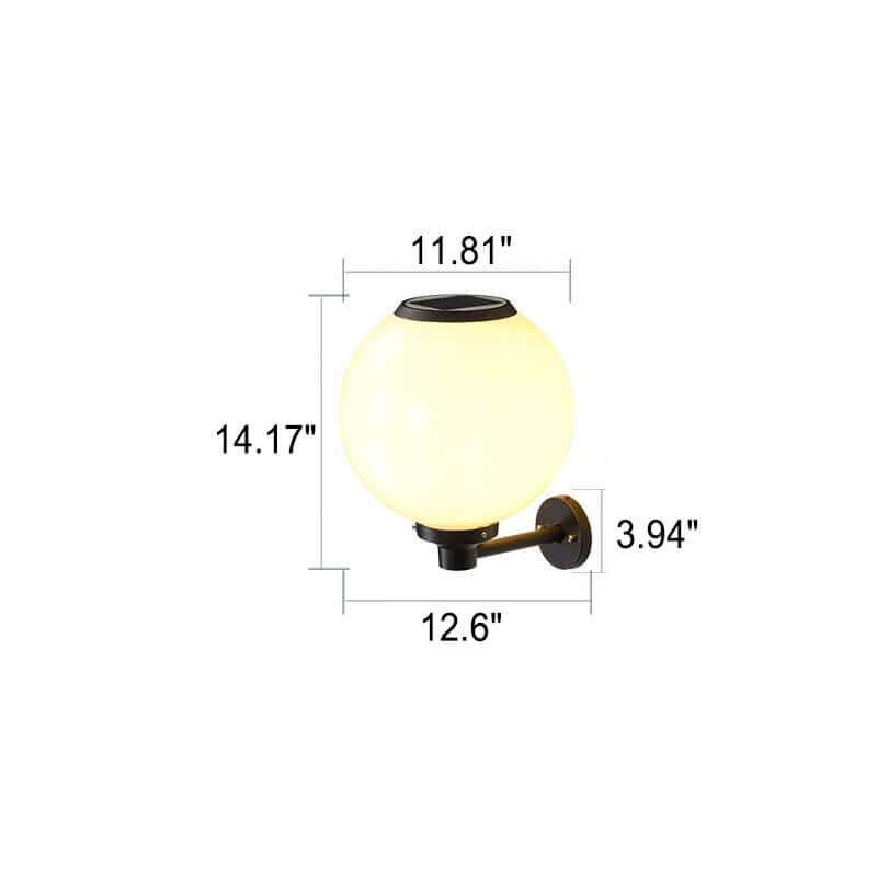 Waterdichte Buitenwandlamp op Zonne-energie