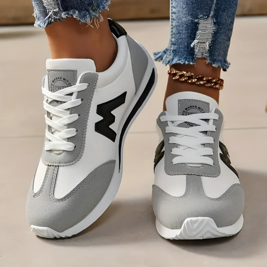 "Dames comfortabele schoenen, strak design, ademend materiaal, biedt stabiliteit, perfect voor dagelijks gebruik."