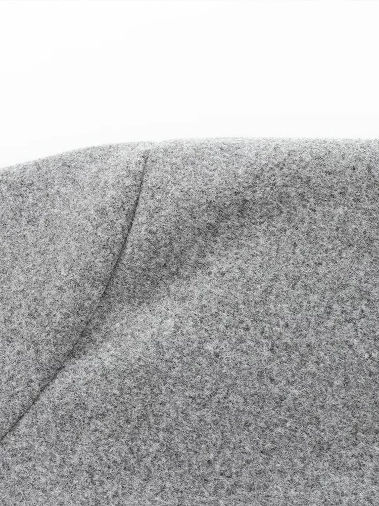 "Dames grijze bomberjas met ritssluiting, elastische tailleband en moderne oversized fit voor een stijlvolle casual look."