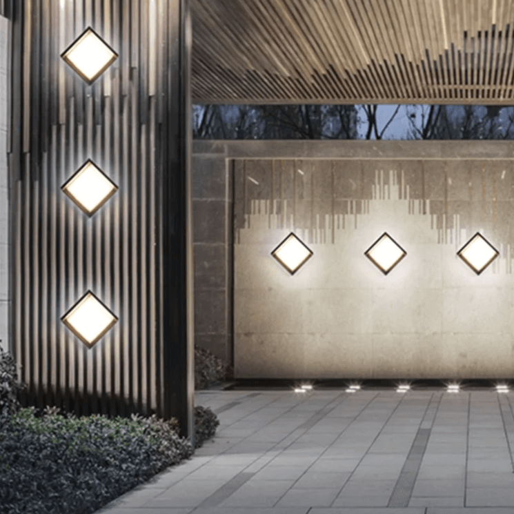 Moderne Buitenwandlamp met Bewegingsensor