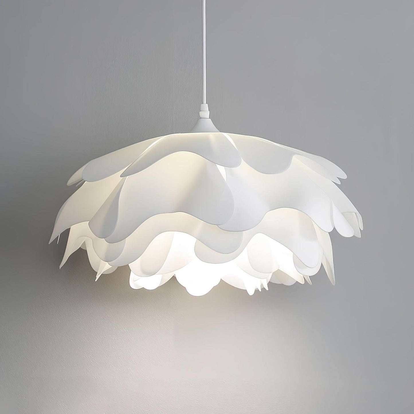 Bloemvormige Hanglamp - Witte Hanglamp