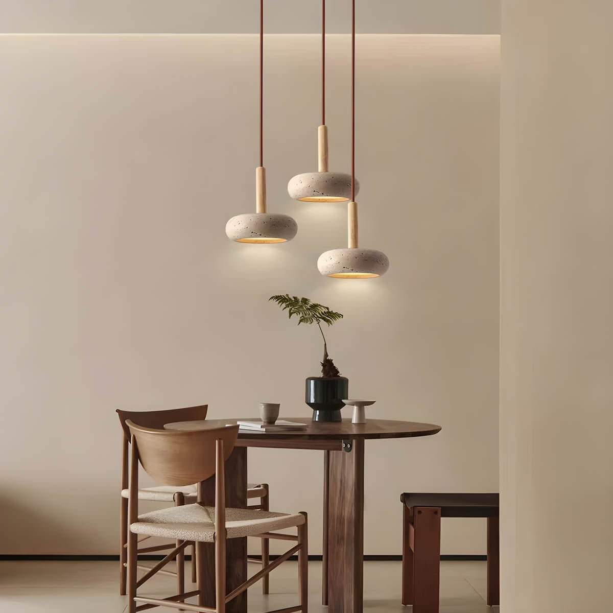 Natuursteen Hanglamp - Elegant & Duurzaam