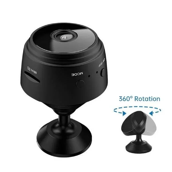 "Draadloze Full HD achteruitrijcamera met nachtzicht, waterdicht, zwart, magnetische montage op RV, helder beeld"