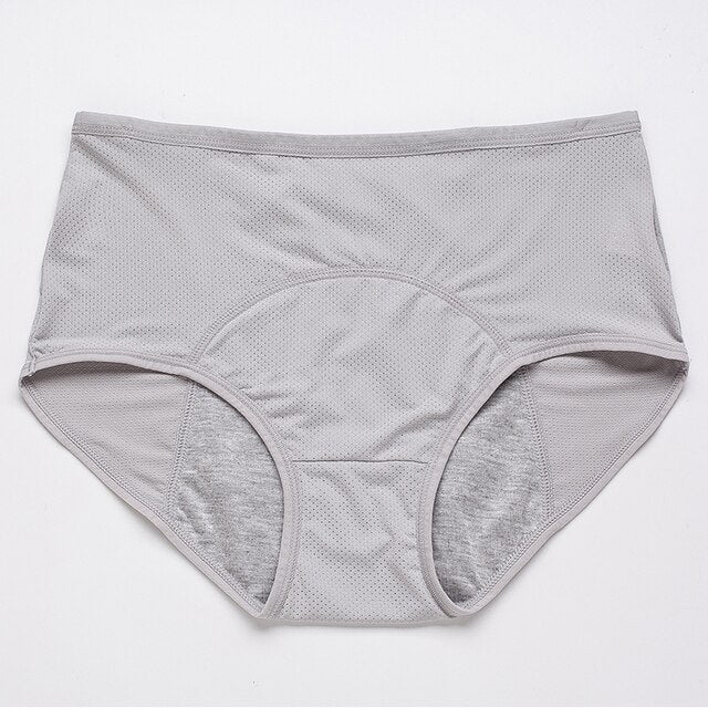 "Droog blijvend damesondergoed, naadloos en ademend, in een 4-pack. Verkrijgbaar in diverse kleuren en maten."