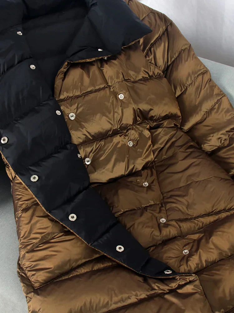 "Elegante Nordiva winterjas met geruit patroon, wolmix, vooraanzicht. Perfecte warmte en stijl voor koud weer."