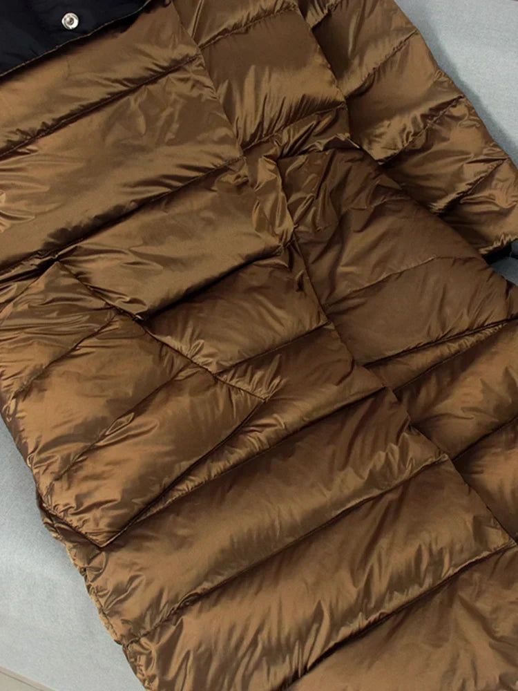 "Elegante Nordiva winterjas met geruit patroon, wolmix, vooraanzicht. Perfecte warmte en stijl voor koud weer."