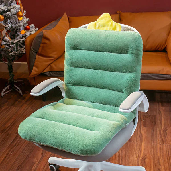 Ergonomisch zitkussen, grijs, met drukverlagend schuim, zachte bekleding en antislip onderkant voor ultiem zitcomfort.